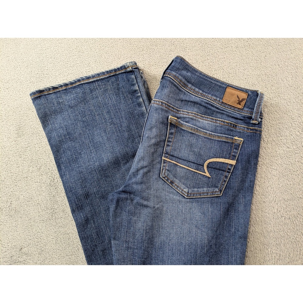 Women’s Boot Cut Jeans in Medium Blue - American Eagle Outfitters